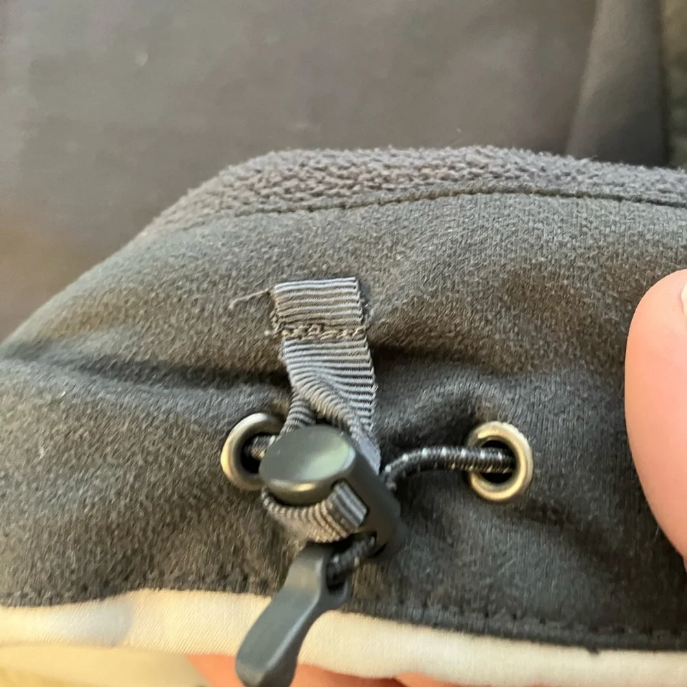 The North Face apex Jacket sz L Nylon Full Zip‎ Gray/black Outdoor Hiking Fall
